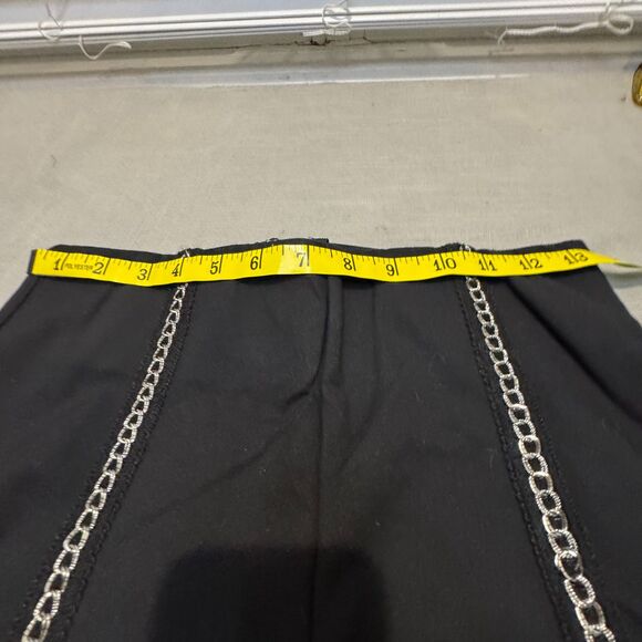 I AM GIA Super High Waisted Trendy Coco Metal Chain Panel Pants - Women's Medium - Picture 7 of 10